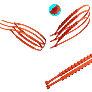 Planet Gates 10x Car Tyres Tire Belt Snow Chains Universal Mini Nylon Winter Wheels Non-slip Car Anti-Skid Outdoor Roadway Safety