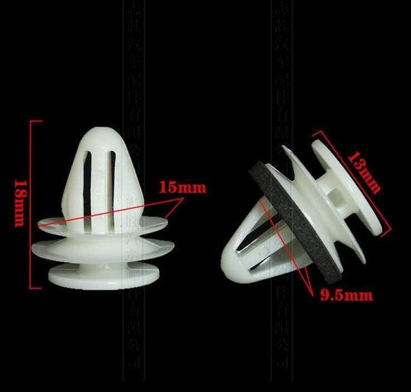 Planet Gates 10x for Honda Accord Civic CR-V Prelude Interior Door Card Trim Panel Clips