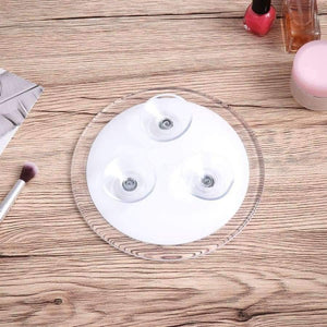 Planet Gates 10x Magnifying Round Mirror Make Up Folding Pocket Cosmetic Mirror Magnification Compact Mirror with 3 Suction Cups 5.9 Inch