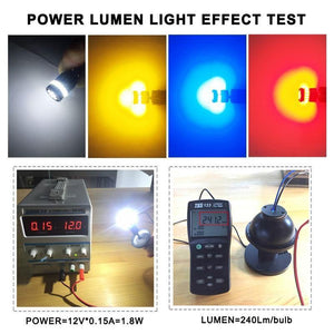 Planet Gates 10x T10 LED W5W LED Canbus Auto Lamp 12V 3014 24SMD Car Interior Light 194 168 Lights Bulb White Blue Red Yellow No Error