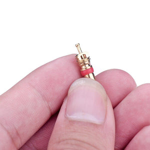 Planet Gates 10X Wheel Tyre Copper Valve Tire Stem Core for Car Vehicle Vans Replacement