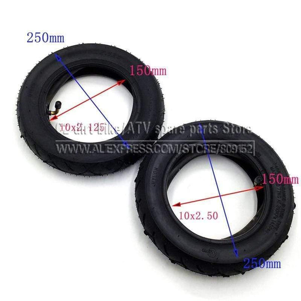 Planet Gates 10x2.50 10x2.0 10x2.125 10X3.0 Electric Scooter Balancing Hoverboard self Smart Balance Tire Outer Diameter 10inch tyre and Tube