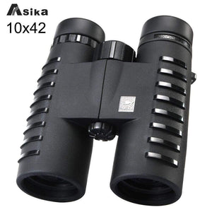 Planet Gates 10x42 Camping Hunting Scopes Asika Binoculars with Neck Strap Carry Bag Telescope wide angle professional binocular HD