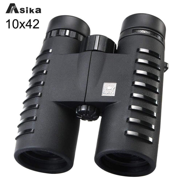 Planet Gates 10x42 Camping Hunting Scopes Asika Binoculars with Neck Strap Carry Bag Telescope wide angle professional binocular HD