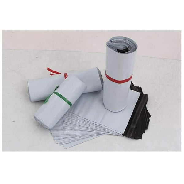 Planet Gates 10x45cm Mail Packaging Poly Mailer Package Shipping Plastic Mailing Bag By Envelope Courier White Wholesale Bulk Self-Adhesive Supplies