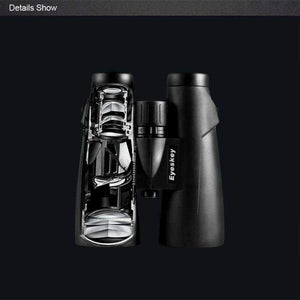 Planet Gates 10x56-Black Hd 8/10x56 Powerful Zoom Eyeskey Bak4 Prism Optics Professional  Waterproof Binoculars Camping Hunting Telescope