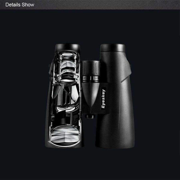 Planet Gates 10x56-Black Hd 8/10x56 Powerful Zoom Eyeskey Bak4 Prism Optics Professional  Waterproof Binoculars Camping Hunting Telescope