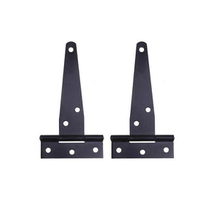 2PCS 2 Inches T Shape Rustproof Iron Light Duty Shed Hinge Gate Strap Hinge Door Gates Hinges