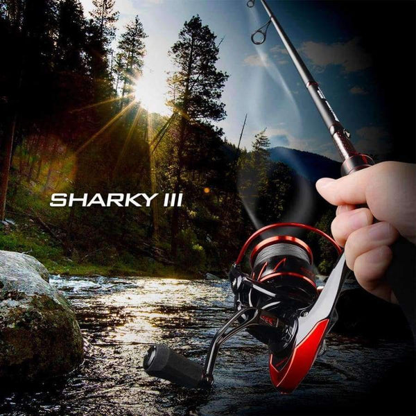 Planet Gates 11 / 1000 Series / China Sharky III Innovative Water Resistance Spinning Reel 18KG Max Drag Power Fishing Reel for Bass Pike Fishing