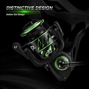 Planet Gates 11 / 1000 Series / China Viper II Spinning Reel 6.2:1 High Gear Ratio 10+1 Bearings Fishing Reel 12kg Max Drag Ultra Light Spinning Fishing Reel