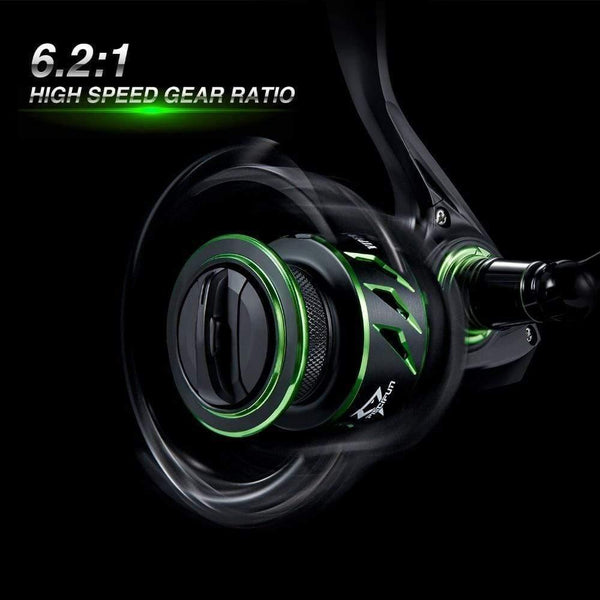Planet Gates 11 / 1000 Series / China Viper II Spinning Reel 6.2:1 High Gear Ratio 10+1 Bearings Fishing Reel 12kg Max Drag Ultra Light Spinning Fishing Reel