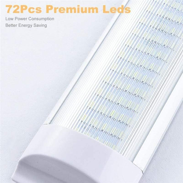 Planet Gates 11" 10W Auto 72 LED White Ceiling Dome Tube Lamps Car Interior Led Light Bar with Switch for Van Lorry Truck RV Camper