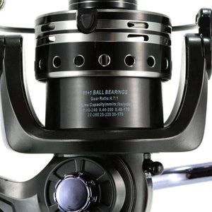 Planet Gates 11+1BB Spinning Fishing Reel GT4:7:1 Right/Left Handle Dual Brake System Carp Fishing Tackle Carretilha de pesca