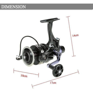 Planet Gates 11+1BB Spinning Fishing Reel GT4:7:1 Right/Left Handle Dual Brake System Carp Fishing Tackle Carretilha de pesca