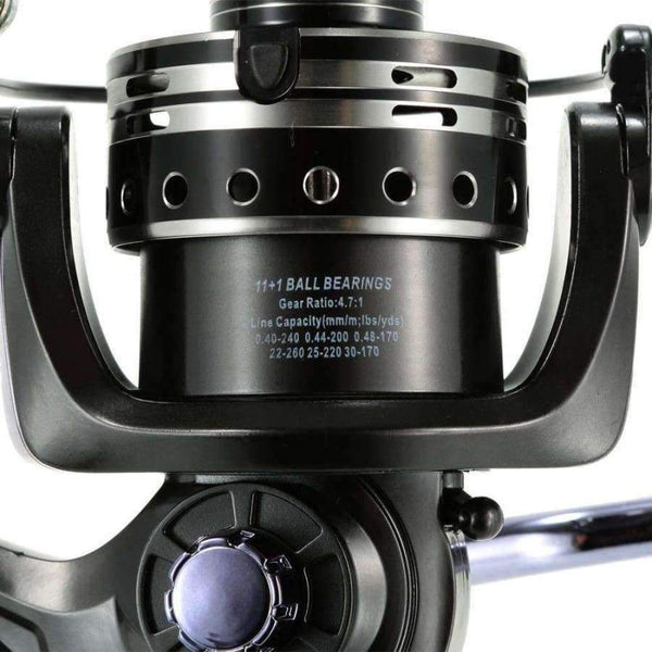 Planet Gates 11+1BB Spinning Fishing Reel GT4:7:1 Right/Left Handle Dual Brake System Carp Fishing Tackle Carretilha de pesca