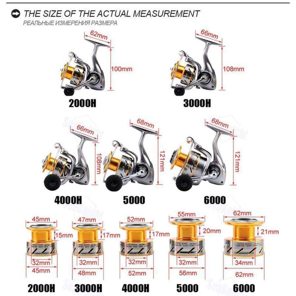 Planet Gates 11 / 3000 Series / China RAPID 6.2:1 4.7:1 Anti-corrosion 2000H 3000H 4000H 5000 6000 Spinning Fishing Reel 11BB Saltwater Fishing Reel Wheel