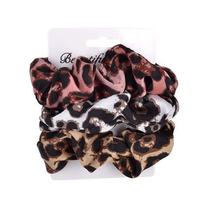 3Pcs/set Women Vintage Hair Scrunchies Velvet Scrunchie Set Elastic Hair Bands Girls Headband Ponytail Hair Rope Hair Accessorie