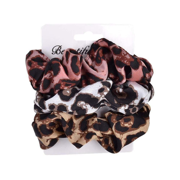 3Pcs/set Women Vintage Hair Scrunchies Velvet Scrunchie Set Elastic Hair Bands Girls Headband Ponytail Hair Rope Hair Accessorie