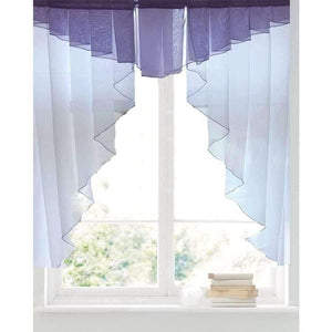 Planet Gates 11 colors Fashion Pleated Roman Curtain Design Stitching Colors Tulle Balcony Kitchen Window Curtain Blind 1pc