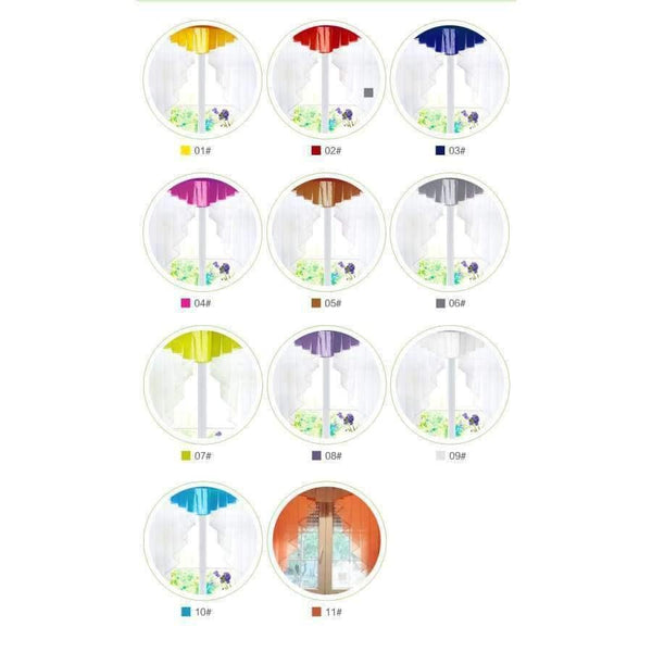 Planet Gates 11 colors Fashion Pleated Roman Curtain Design Stitching Colors Tulle Balcony Kitchen Window Curtain Blind 1pc
