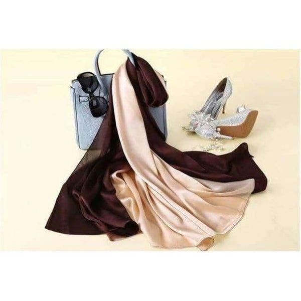 Planet Gates 11 Design Luxury Brand Solid silk Summer  Scarf Gradient Dip dye Women Muslim Hijab Shawl Long Soft Wrap