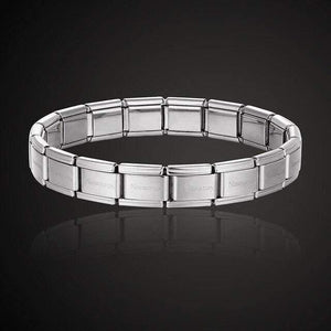 Planet Gates 11 / Each  1CM All 18PCS Theresa brand namination jewelry popular style stainless steel bracelet letter and stretch fashion bangle for everybody jewelry
