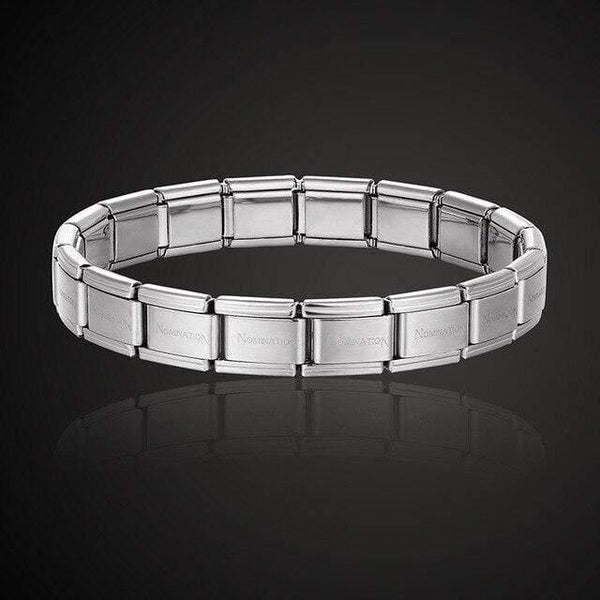 Planet Gates 11 / Each  1CM All 18PCS Theresa brand namination jewelry popular style stainless steel bracelet letter and stretch fashion bangle for everybody jewelry