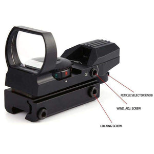 Planet Gates 11 mm Hunting Holographic JH400 Holographic Electro Red Green Dot Reflex Sight Scope 11MM 11 x 22 x 33 4 Reticle Tactical Sight