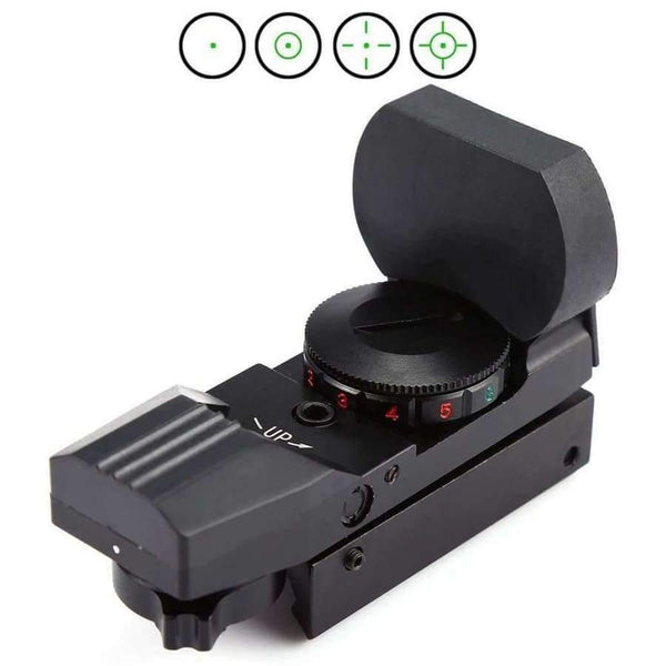 Planet Gates 11 mm Hunting Holographic JH400 Holographic Electro Red Green Dot Reflex Sight Scope 11MM 11 x 22 x 33 4 Reticle Tactical Sight