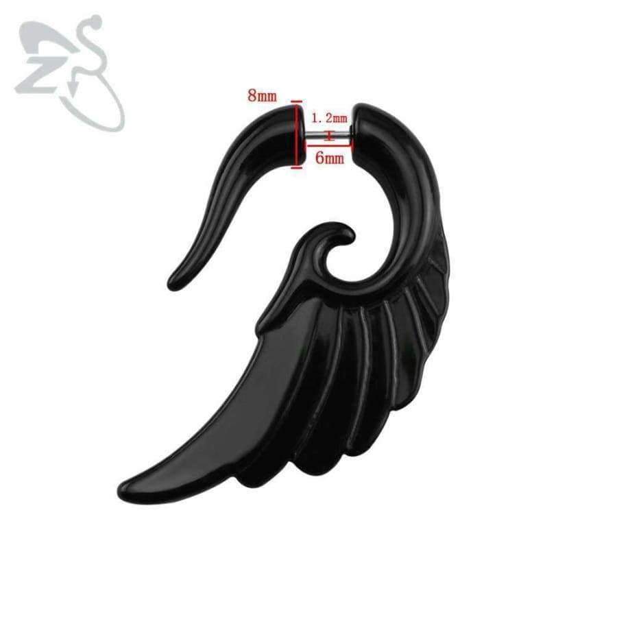 Planet Gates 11 Pairs acrylic fake tunel piercing ear stretchers fake plugs and tunnels set fake expander earrings gauge faux plug earrings