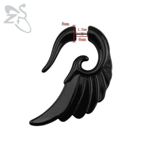 Planet Gates 11 Pairs acrylic fake tunel piercing ear stretchers fake plugs and tunnels set fake expander earrings gauge faux plug earrings