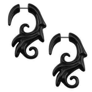 Planet Gates 11 Pairs acrylic fake tunel piercing ear stretchers fake plugs and tunnels set fake expander earrings gauge faux plug earrings