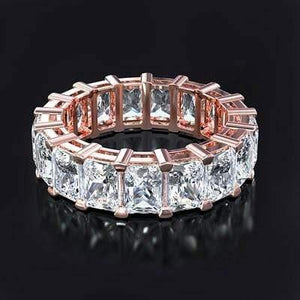 Planet Gates 11 / Rose Gold Gold Color Engagement Rings for Women Sterling 925 Silver Jewelry Moissanite Ring Fine Jewelry Gift Size 5-12