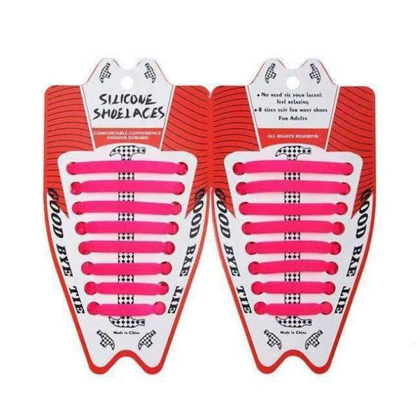 Planet Gates 11 Rose Red 2018 New Arrival Cheap Free Shipping 1Set/16Pcs Creative Patents Adults Hammer Silicone Elastic Shoelaces Lazy No Tie Shoe Laces