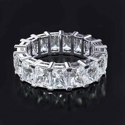 Planet Gates 11 / Silver Gold Color Engagement Rings for Women Sterling 925 Silver Jewelry Moissanite Ring Fine Jewelry Gift Size 5-12
