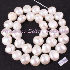 Planet Gates 11 to 12mm 3-4,5-7,6-8,8-9,9-11mm Irregular White Freshwater Pearl Natural Stone Beads For DIY Necklace Jewelry Making 14.5" Free Shipping