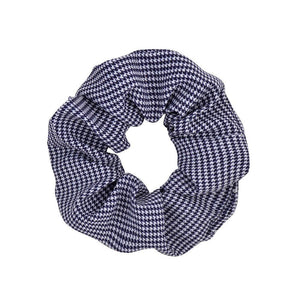 Women Vintage Hair Scrunchie Dot Plaid Hair Rope Girls Elastic Hair Band Ponytail Holder Striped Rubber Band Hair Accessories