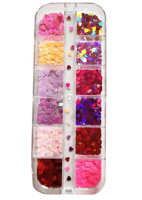 Planet Gates 11000401 White ABS Double Layer French Powder Box Recycled Nail Powder Storage Box Portable Infiltration Powder Container Nail Tool D302