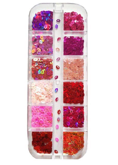 Planet Gates 11000601 White ABS Double Layer French Powder Box Recycled Nail Powder Storage Box Portable Infiltration Powder Container Nail Tool D302