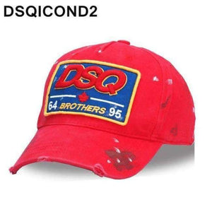 Planet Gates 110041Red DSQICOND2 Wholesale Cotton Baseball Caps DSQ Letters High Quality Cap Men Women Customer Design DSQ Logo Hat Black Cap Dad Hats