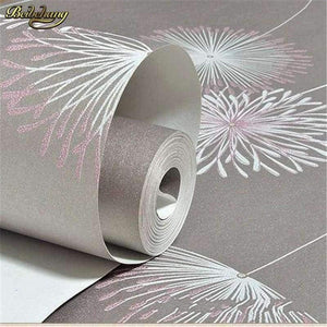 Wall Paper Papel De Parede 3D Non Woven Wallpaper Warm Rural Dandelion Living Room Bedroom Wall Paper Tv Background