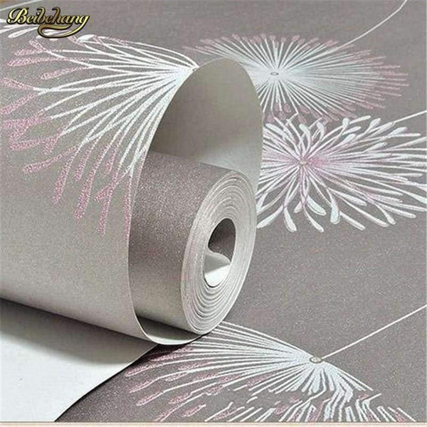 Wall Paper Papel De Parede 3D Non Woven Wallpaper Warm Rural Dandelion Living Room Bedroom Wall Paper Tv Background