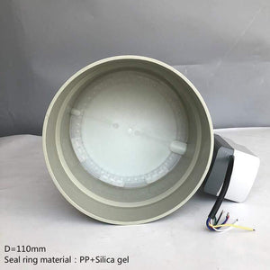 D=110/160/200mm PP Air Damper Valve HVAC Electric Air Duct Motorized Damper For Ventilation Pipe Valve High Sealing Performance