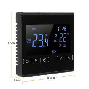 Planet Gates 110V 120V 230V All Touch Screen Temperature Controller Thermoregulator Black Back Light Electric Heating Room Thermostat