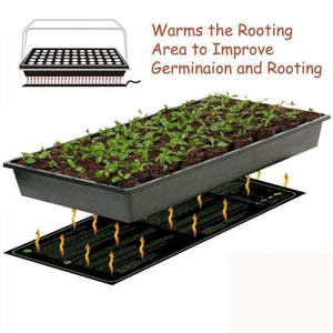 Planet Gates 110v us Seedling Heat Mat Plant Seed Germination Propagation Clone Starter Pad vegetable flower garden tools supplies greenhouse 52X24cm