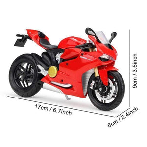 Planet Gates 112 Maisto Ducati 1199 Motorcycle Toy Alloy Assembled Motor Car Vehicle Building Kits Toys For Children