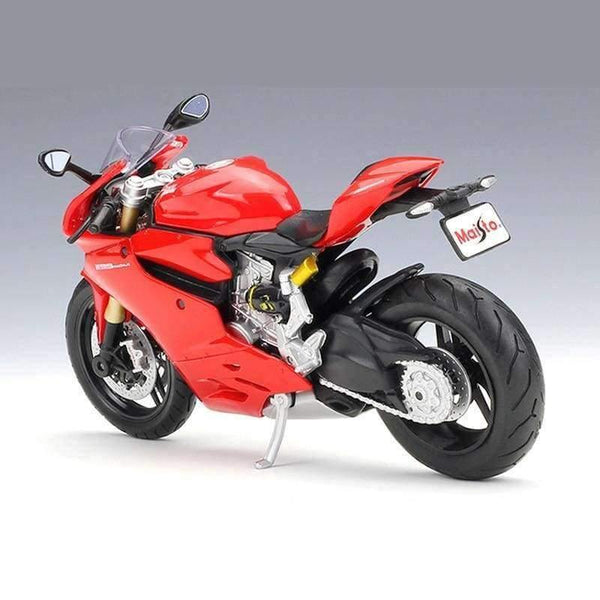 Planet Gates 112 Maisto Ducati 1199 Motorcycle Toy Alloy Assembled Motor Car Vehicle Building Kits Toys For Children