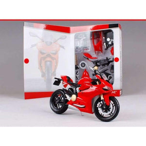 Planet Gates 112 Maisto Ducati 1199 Motorcycle Toy Alloy Assembled Motor Car Vehicle Building Kits Toys For Children