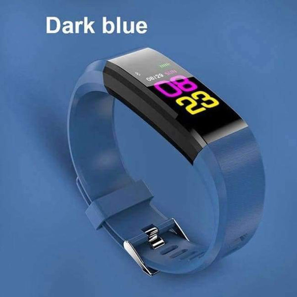Planet Gates 115 PLUS  blue Original 115 plus Waterproof Smart Bracelet watch sport band Heart Rate Fitness Tracker Smart bands for xiaomi y5 C1S