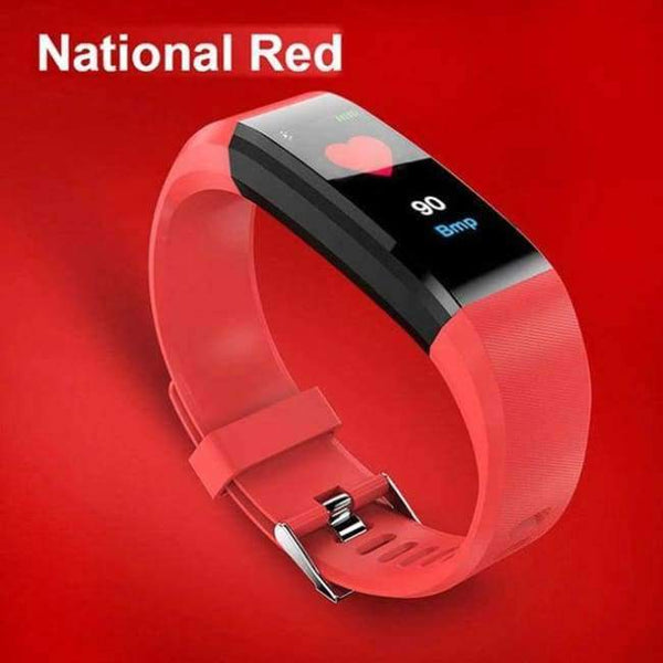 Planet Gates 115 PLUS red Original 115 plus Waterproof Smart Bracelet watch sport band Heart Rate Fitness Tracker Smart bands for xiaomi y5 C1S